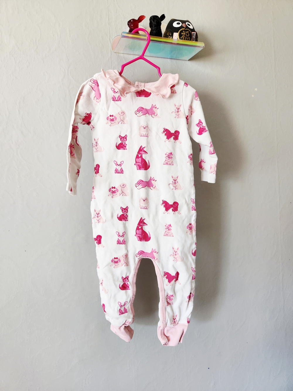 Paris Hilton Baby Romper with Pink Animal Print